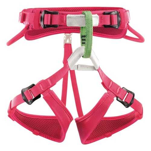 Страховочная система детская Petzl Macchu темно-красная в Спортмастер