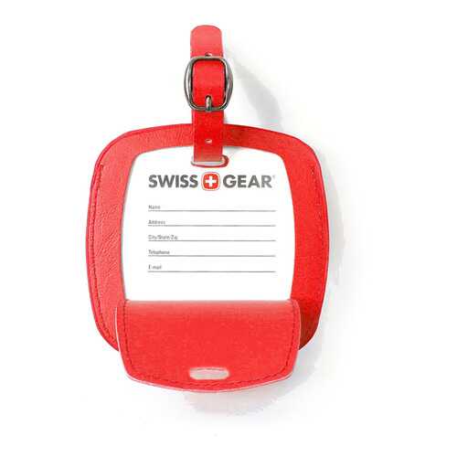 Бирка для багажа SWISSGEAR WJ3190red красная в Спортмастер