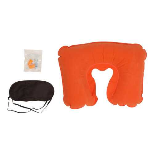 Дорожный набор Verona Pillow, 3 предмета, оранжевый в Спортмастер