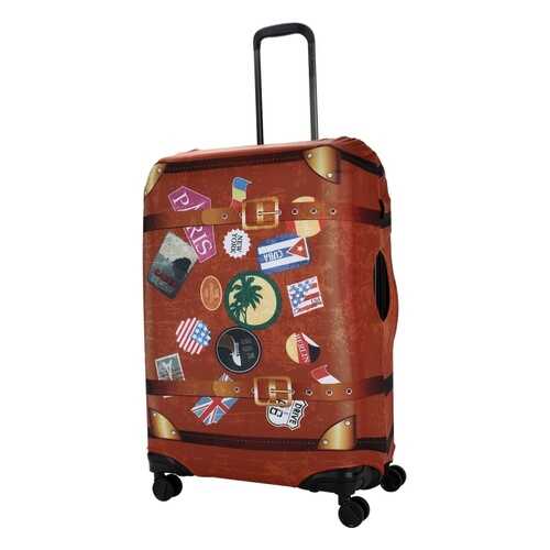 Чехол для чемодана Eberhart Retro Case Stickers M в Спортмастер
