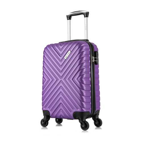 Чемодан L'Case New Delhi фиолетовый S в Спортмастер