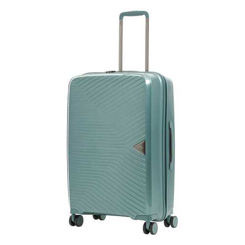 Чемодан March Gotthard Metallic Spinner petrol green metallic M в Спортмастер