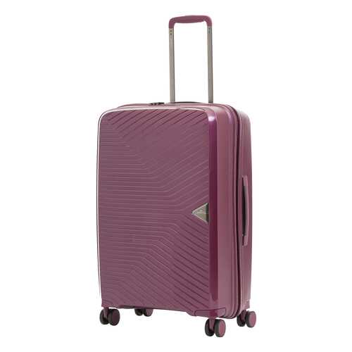 Чемодан March Gotthard Metallic Spinner purple metallic M в Спортмастер