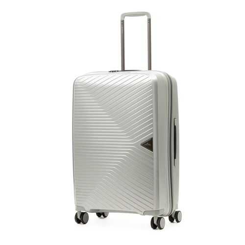 Чемодан March Gotthard Spinner silver metallic M в Спортмастер