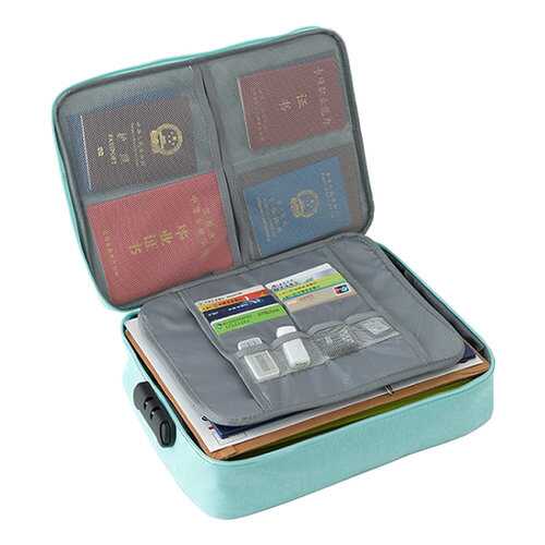 Дорожная сумка Home Comfort для ручной клади и документов с кодовым замком, цвет бирюзовый в Спортмастер