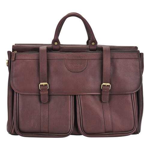 Дорожная сумка кожаная Dr. Koffer P246330-02-09 коричневая 50 x 27 x 34 в Спортмастер