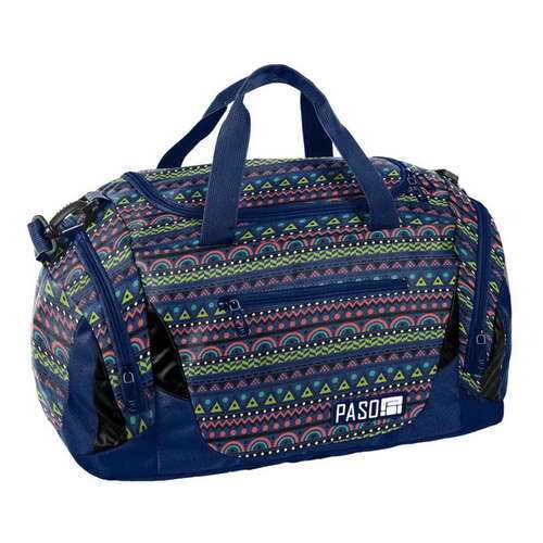 Дорожная сумка Paso Ethnic Ornament Blue 44 x 23,5 x 23 в Спортмастер
