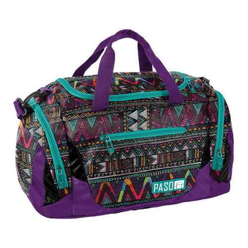 Дорожная сумка Paso Ethnic Ornament Purple 44 x 23,5 x 23 в Спортмастер