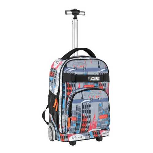 Дорожная сумка Paso Wheel Brodway серая 46 x 31,5 x 18 см в Спортмастер