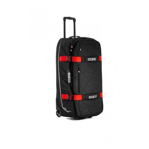 Дорожная сумка Sparco Tour Trolley черная/красная 40 x 84 x 38 см в Спортмастер