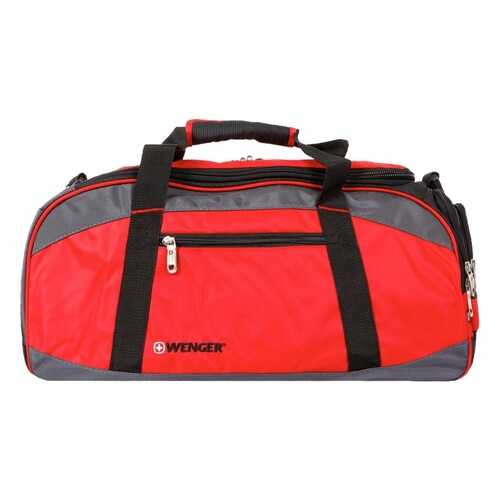 Дорожная сумка Wenger 52744165 черная/красная 26 x 53 x 25 в Спортмастер