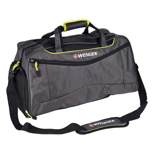 Дорожная сумка Wenger 72614661 серая/салатовая 57 x 28 x 30 в Спортмастер