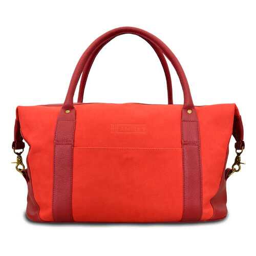 Кожаная дорожная сумка Hantley Grand Tour (M) Red-Burgundy в Спортмастер