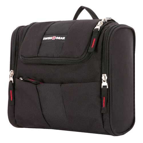 Несессер Swissgear, чёрный, полиэстер, 26x7х23 см в Спортмастер