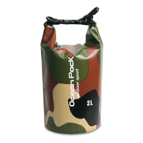Спортивная сумка Nuobi Camouflage Ocean Pack 2 зеленая в Спортмастер