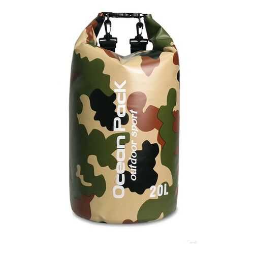 Спортивная сумка Nuobi Camouflage Ocean Pack 20 зеленая в Спортмастер