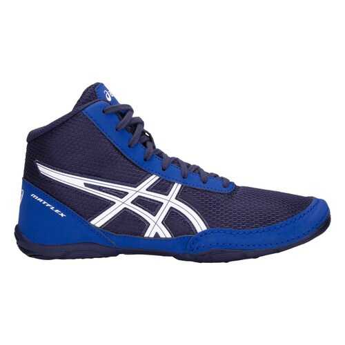 Борцовки Asics Matflex 5, blue/silver, 32 в Спортмастер