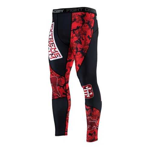 Компрессионные штаны Extreme Hobby Red Warrior черные, XL, 190 см в Спортмастер