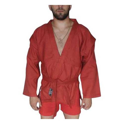 Куртка для единоборств Atemi AX5J красная, XXL, 180-185 см в Спортмастер