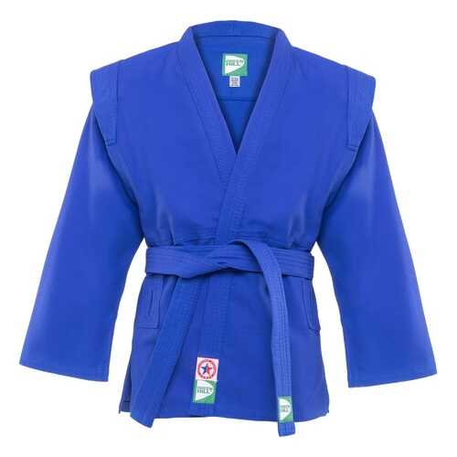 Куртка для самбо Green Hill JS-302, синяя, р.2/150 в Спортмастер