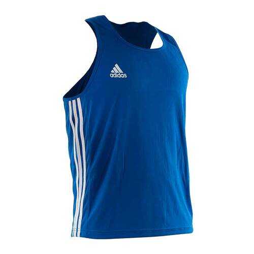 Майка боксерская Adidas Boxing Top Punch Line синяя XS в Спортмастер