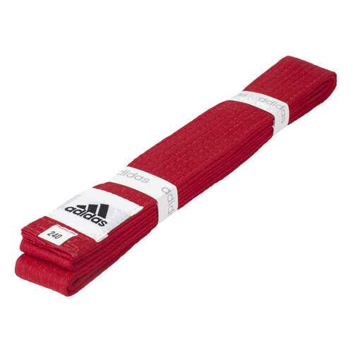 Пояс для единоборств Adidas Club красный, 260 см в Спортмастер