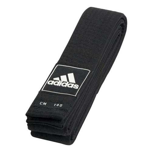 Пояс для тхэквондо Adidas Competition Black Belt черный, 220 см в Спортмастер