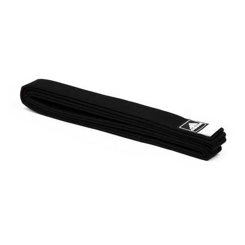 Пояс для тхэквондо Adidas Regular Black Belt черный, 330 см в Спортмастер