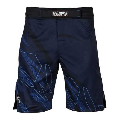 Шорты для единоборств Extreme Hobby Grappling Shadow синие, S, 190 см в Спортмастер
