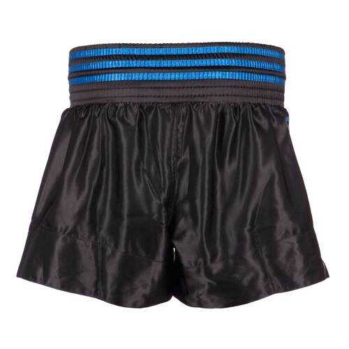 Шорты для тайского бокса Adidas Thai Boxing Short Satin черно-синие S в Спортмастер