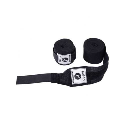 Бинт боксерский Rusco Sport, 2,5 м, хлопок, черный в Спортмастер