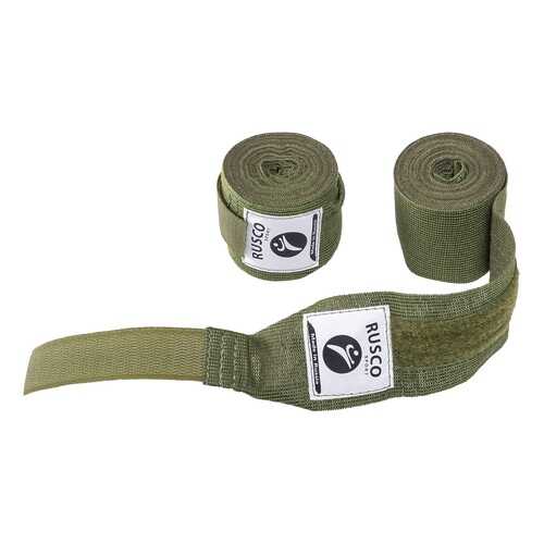 Бинт боксерский Rusco Sport, 3,5 м, хлопок, хаки в Спортмастер