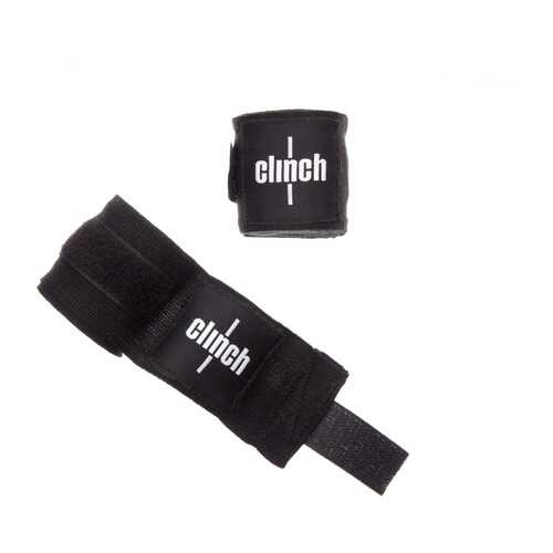 Бинты эластичные Clinch Boxing Crepe Bandage Punch черные 2,55 м в Спортмастер