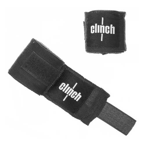 Боксерские бинты Clinch Boxing Crepe Bandage Punch черные 3,5 м в Спортмастер