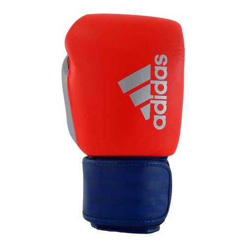 Боксерские перчатки Adidas Hybrid 200 красные/синие/серебристые 12 унций в Спортмастер