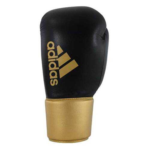 Боксерские перчатки Adidas Hybrid 200 Pro Lace черные 10 унций в Спортмастер