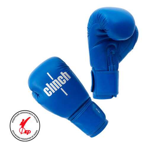 Боксерские перчатки Clinch Olimp C111K синие 12 унций в Спортмастер