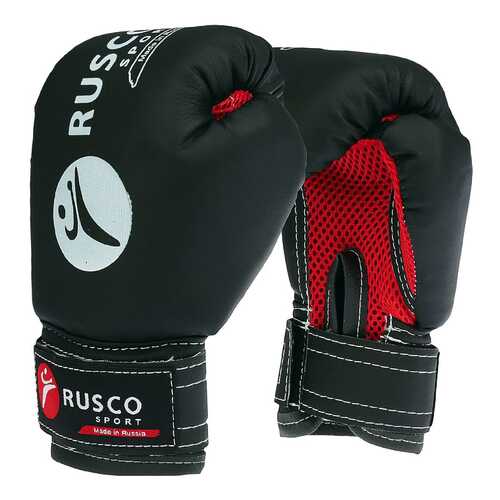 Боксерские перчатки детские Rusco Sport синие/черные 4 унции в Спортмастер
