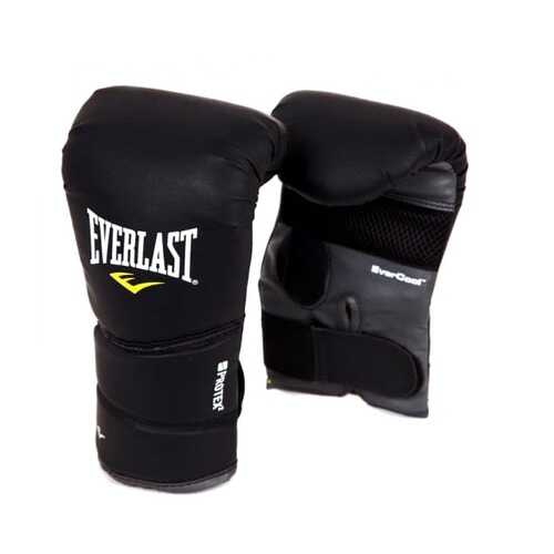 Боксерские перчатки Everlast Protex 2 Heavy Bag Gloves S/M черные 12 унций в Спортмастер