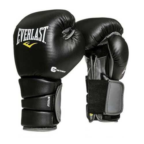 Боксерские перчатки Everlast Protex3 L/XL черные 14 унций в Спортмастер
