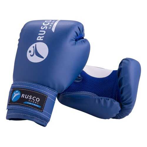 Боксерские перчатки Rusco Sport синие 8 унций в Спортмастер
