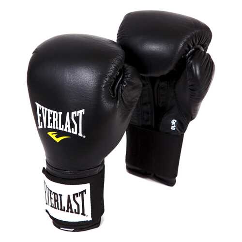 Боксерские перчатки тренировочные Everlast 141601U черные 16 унций в Спортмастер