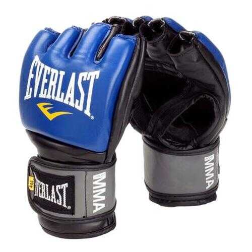 Боксерские перчатки тренировочные Everlast Pro Style Grappling L/XL синие 4 унции в Спортмастер