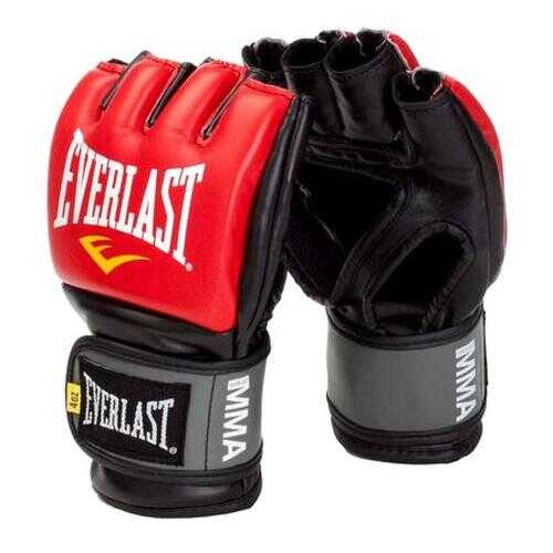 Боксерские перчатки тренировочные Everlast Pro Style Grappling S/M красные 4 унции в Спортмастер