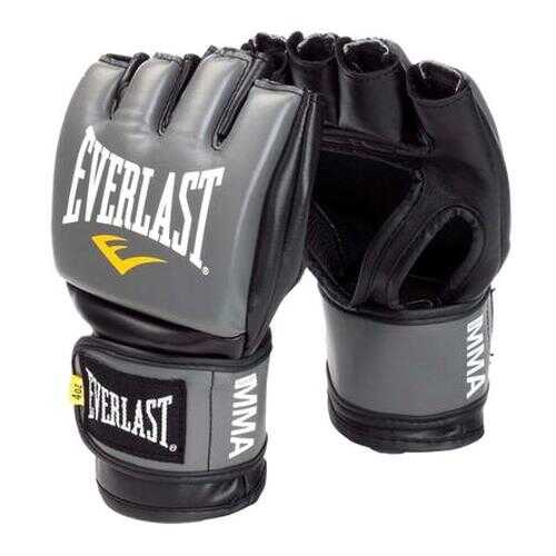 Боксерские перчатки тренировочные Everlast Pro Style Grappling S/M серые 4 унции в Спортмастер