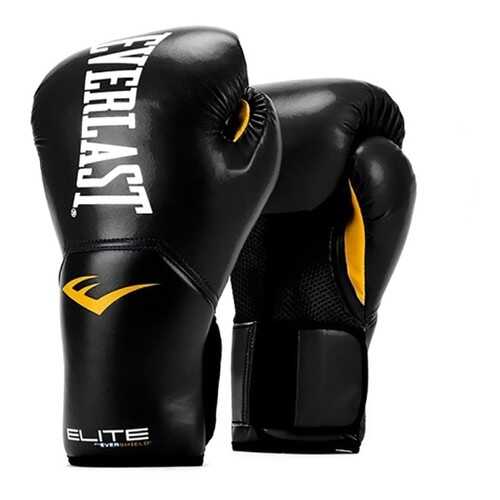 Боксерские перчатки тренировочные Everlast ProStyle черные 12 унций в Спортмастер