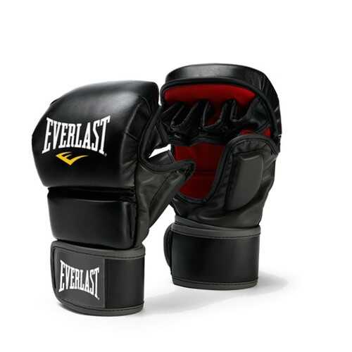 Боксерские перчатки тренировочные Everlast Striking L/XL черные 6 унций в Спортмастер
