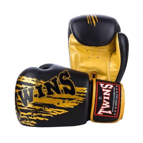 Боксерские перчатки Twins FBGVL3-TW3 FANCY BOXING GLOVES черно-золотые в Спортмастер
