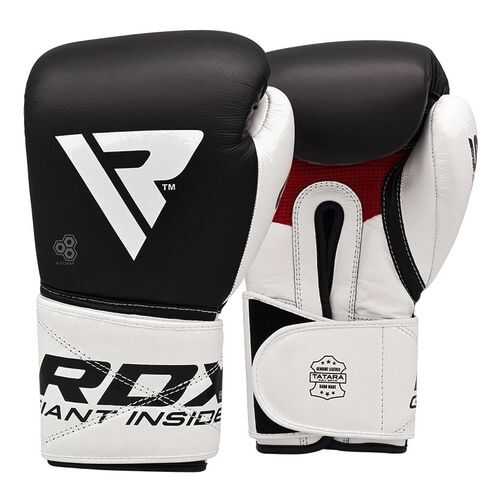 Боксерские тренировочные перчатки RDX LEATHER S5 BLACK в Спортмастер