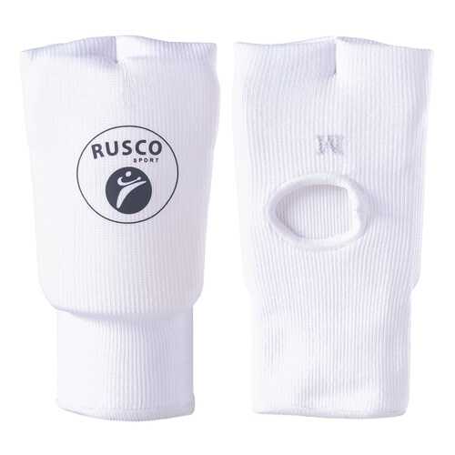 Накладки на кисть Rusco Sport, хлопок, белый (M) в Спортмастер